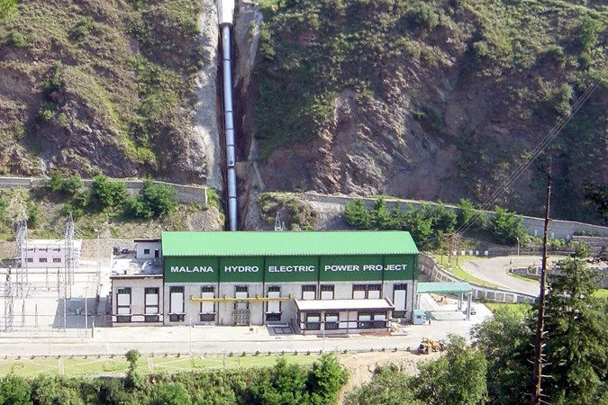 Malana hydropower plant